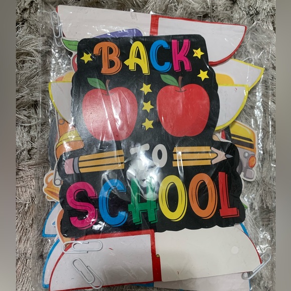 Back To School Decorations Back To School Honeycomb Table Centerpiece. - Picture 3 of 3